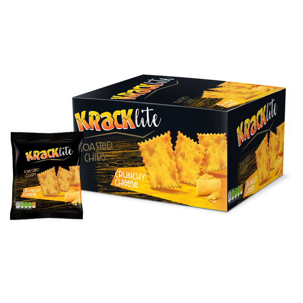 Kracklite Crunchy Cheese Toasted Chips 10X33G