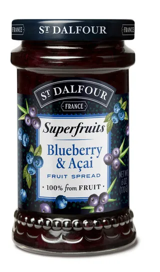 St. Dalfour Superfruits Blueberry & Acai Jam 170G
