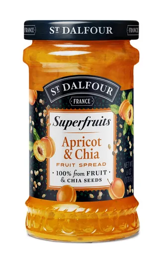 St. Dalfour Superfruits Apricot & Chia Jam 170G
