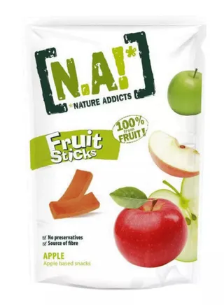 Nature Addicts Vegan Apple Flavor Fruit Sticks 35G