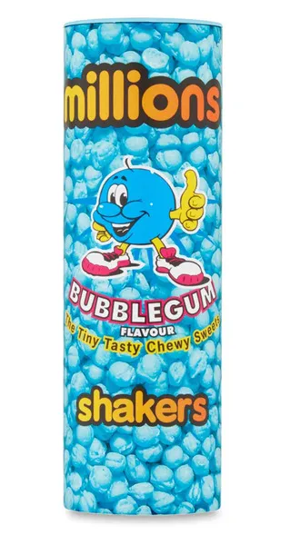 Millions Bubble Gum Flavor Shaker Tube 82G
