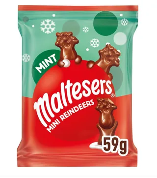 Maltesers Mini Reindeer Chocolate Pouch 59G