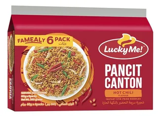 Lucky Me! Pancit Canton Hot Chili Flavor 60gm