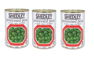Smedley Processed Peas In Water 3X420G
