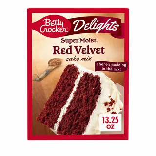 Betty Crocker Delights Super Moist Red Velvet Cake Mix 432G