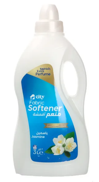 City Jasmine Scented Fabric Softener 3L