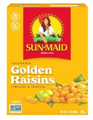 Sunmaid California Golden Raisins Small Box 340G