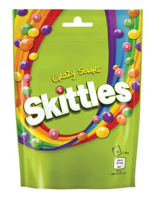 Skittles Crazy Sour Vegan Chewy Fruit 136G