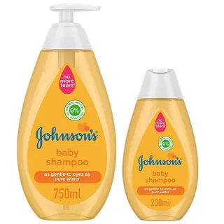 Johnson's Baby Shampoo No More Tears 750ml + 200ml Free