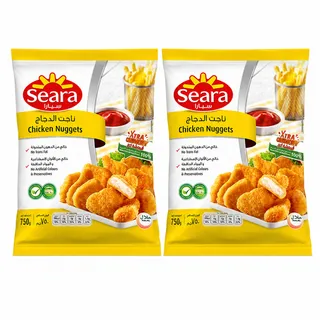 سيارا ناجتس دجاج بالبقسماط مجمدة 2X750 جم