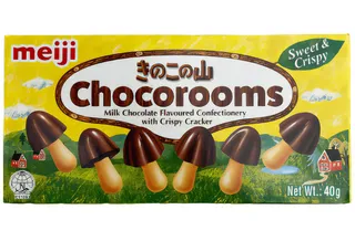 Meiji Chocorooms Milk Chocolate Crispy Cracker 40G