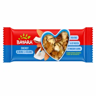 Bayara Almond & Coconut Energy Bars 12X40G