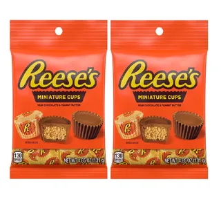 Reese's Miniature Cups Milk Chocolate & Peanut Butter 2X131G