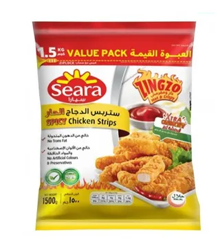سيارا شرائح دجاج مجمدة حارة بالبقسماط 1.5 كجم
