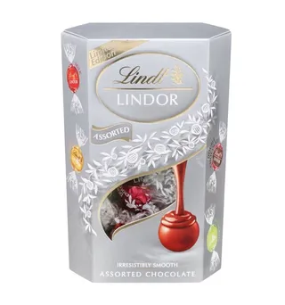 Lindt Lindor Irresistibly Smooth Silver Assorted Chocolate 8X200G