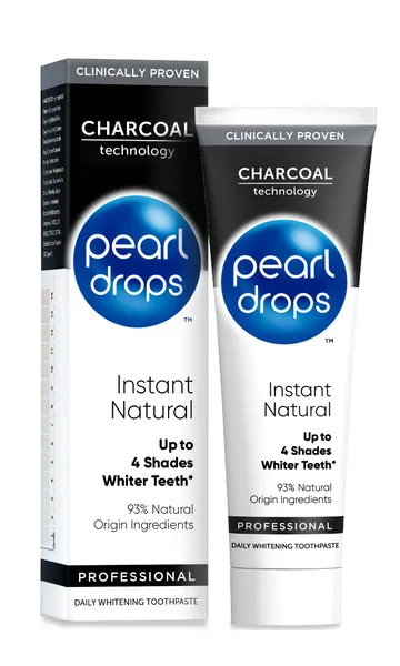 Pearl Drops Charcoal Instant Natural Whiter Toothpaste