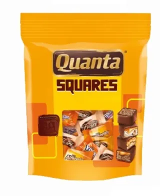 Quanta Squares Caramel Chocolate Pouch 6X172G