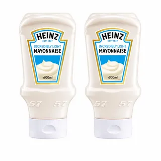Heinz Incredibly Light Mayonnaise 2X600Ml