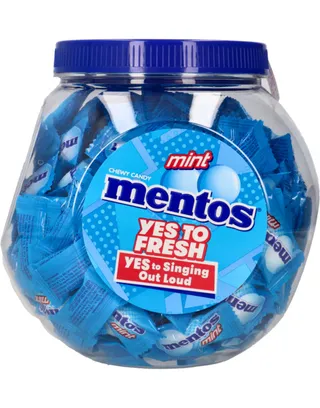Mentos Chewy Mint Candy Jar 540G