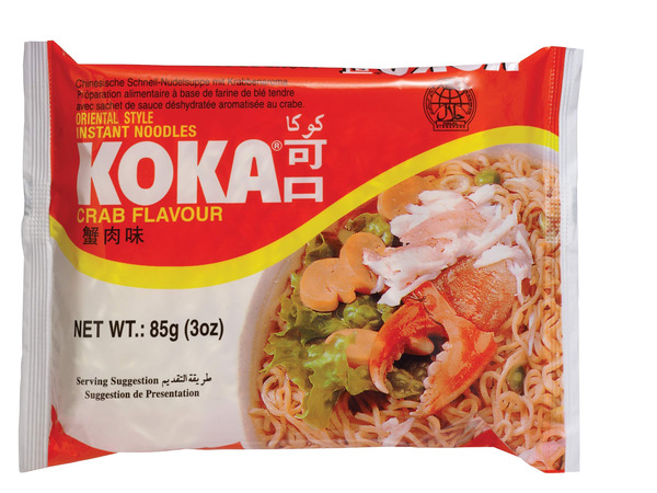 Koka Crab Flavoured Instant Noodles 85G