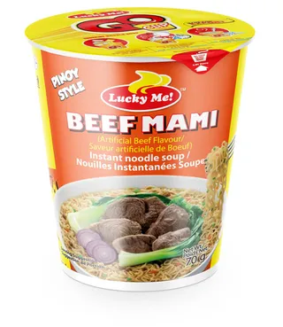Lucky Me! Pinoy Style Beef Flavor Instant Cup Noodles 70G