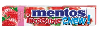Mentos Incredible Chew Strawberry Candy 10Pcs