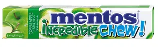Mentos Incredible Chew Green Apple Candy 10Pcs