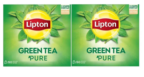 Lipton Pure Green Tea 2X50Pcs