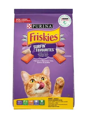 Friskies Adult Surfin' Favorites Dry Cat Food
