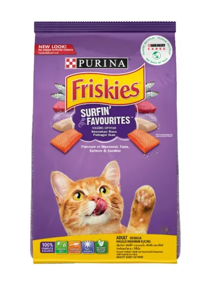 Friskies Adult Surfin' Favorites Dry Cat Food