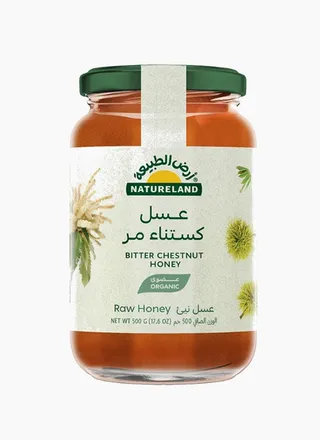 Natureland Organic Bitter Chestnut Honey 500G