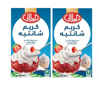العلالي كريم ديلايت كريمة خفق 144X2 جم