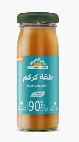 أرض الطبيعة عضوي شراب الكركم ال 95 مل
