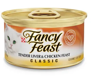 Fancy Feast Classic Tender Liver & Chicken Feast Wet Cat Food 85G