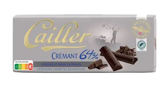 Cailler Crémant 64% Swiss Dark Chocolate 100G