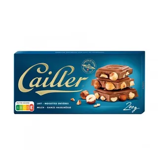 Cailler Whole Hazelnut Milk Chocolate 200G