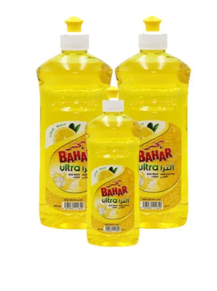 بحر الترا سائل غسيل الأطباق الترا برائحة الليمون 2X1 لتر + 500 مل