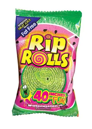 Rip Rolls Watermelon Candy Roll 40G