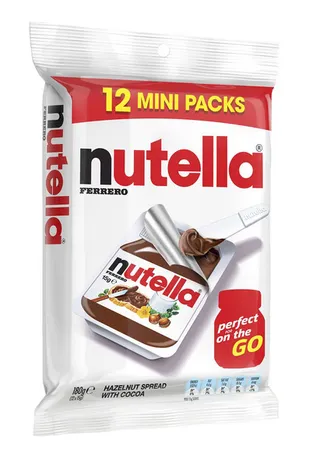 Nutella On The Go 12 Mini Spreadable Chocolate Packs 180G