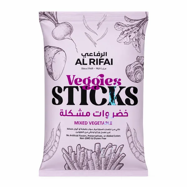الرفاعي فيجي ستكس خضروات مشكلة 50 جم