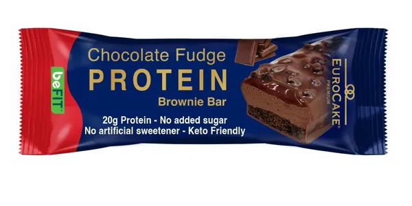 Eurocake Chocolate Fudge Brownie Protein Cake Bar