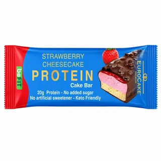 Eurocake Strawberry cheesecake Protein Cake Bar 65G