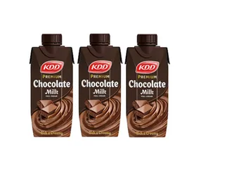 KDD Premium Milk Chocolate No Added Sugar 3x250ml