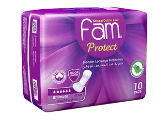 Fam Bladder Leakage Protection Pantyliners 10Pcs