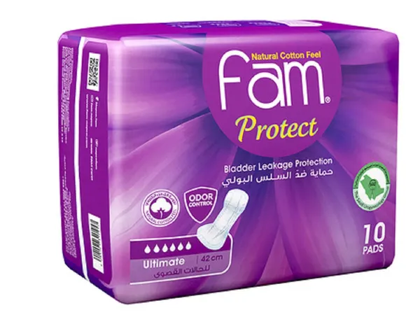 Fam Bladder Leakage Protection Pantyliners 10Pcs