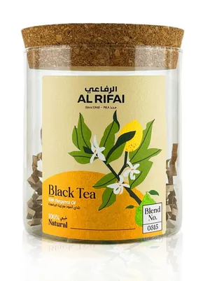 محمصة الرفاعي شاي اسود زيت البرغموت 50 مل