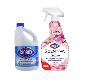 Clorex Bleach 1 Gallon + Spray Spring 500Ml