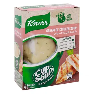 Knorr Cup-A-Soup Cream of Chicken 4X18G
