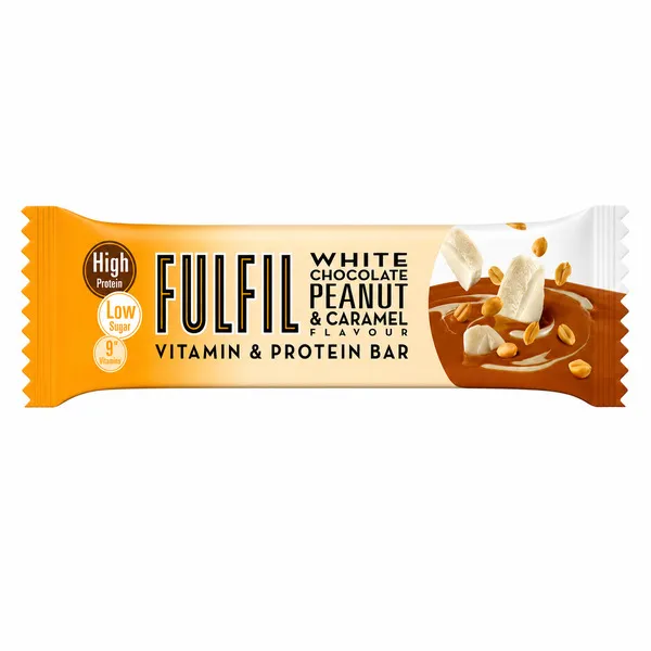 FulFil Vitamin and Protein Bar White Peanut & Caramel 55G