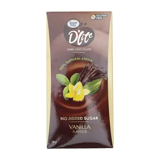 Sugar Free D'lite Dark Chocolate With Vanilla 80G